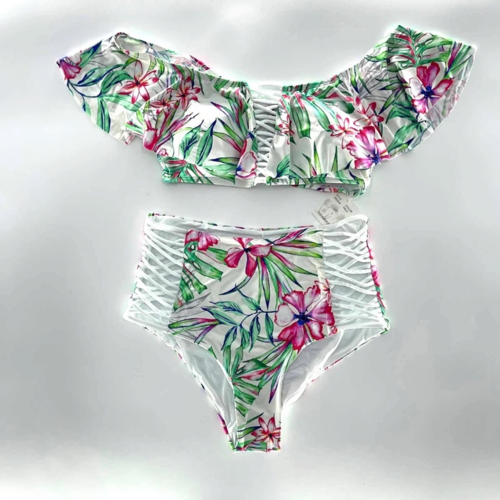 TiniBikini Tropical Swimsuit Set Size Small